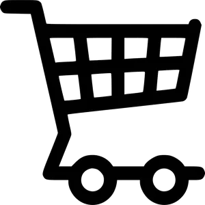 Shopping Cart Icon Silhouette