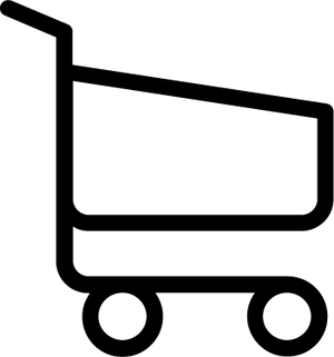 Shopping Cart Icon Silhouette