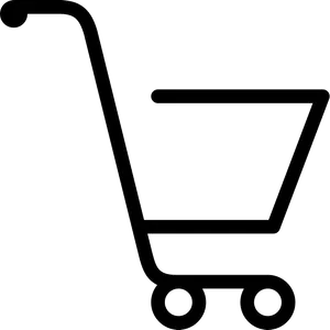 Shopping Cart Outline Graphic PNG image