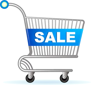 Shopping Cart Sale Sign