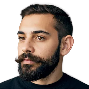 Short Beard Look Ideas Png 05042024 PNG image