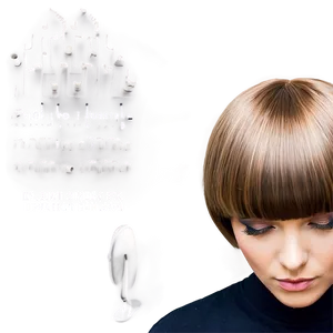 Short Bowl Cut Hair Png 06212024 PNG image