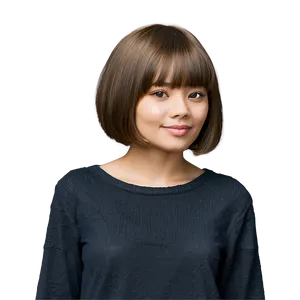 Short Girl Hair Png Yde PNG image