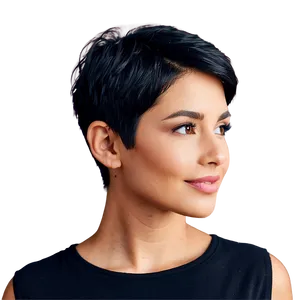 Short Hair Beauty Png 06272024 PNG image