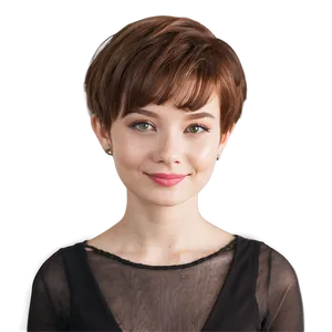 Short Hair D PNG image