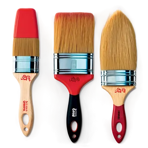 Short Handle Paint Brushes PNG 06212024 PNG