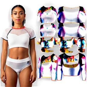 Short Sleeve Crop Top Png 05252024 PNG image