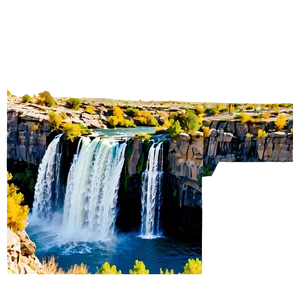 Shoshone Falls Idaho Waterfall Png 92 PNG image