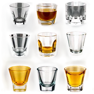 Shot Glass Collection Png Rbm67 PNG image