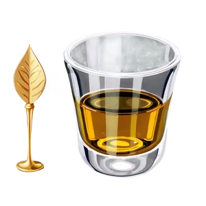 Shot Glass Filled With Gold Png Mmm53 PNG image