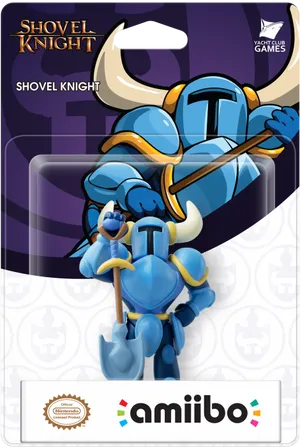 Shovel Knight Amiibo Packaging PNG image