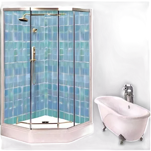 Shower And Tub Combo PNG 05232024
