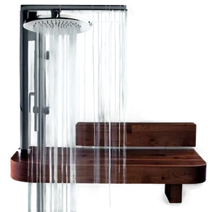 Shower With Seating Bench PNG 05232024 PNG