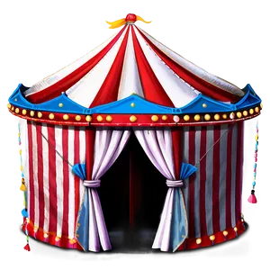 Showtime Circus Tent Png 06242024 PNG image