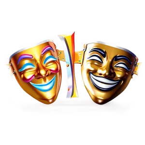 Showtime Comedy Mask Png 06242024 PNG image