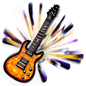 Showtime Rock Guitar Png 82 PNG image