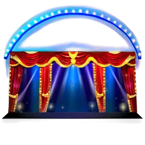 Showtime Stage Png 06242024 PNG image