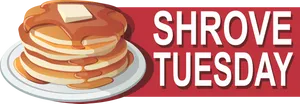 Shrove Tuesday Pancake Stack PNG image