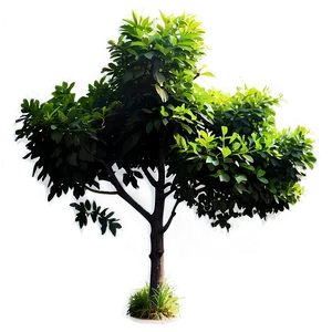Shrub Silhouette PNG Obc54 PNG