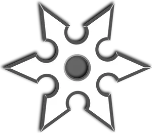 Shuriken Star Outline