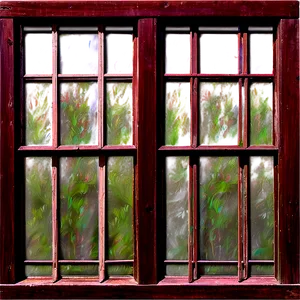 Shuttered Colonial Window PNG 05042024