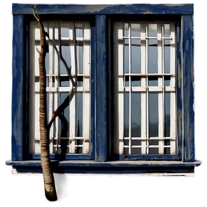 Shuttered Colonial Window PNG 32