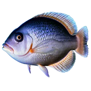 Shy Cute Fish PNG Bmd