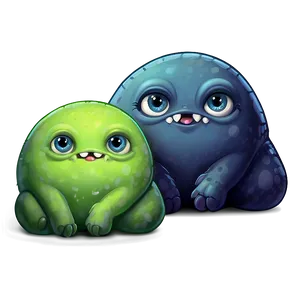 Shy Cute Monster Png 24 PNG image