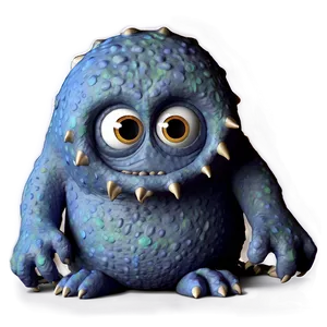 Shy Cute Monster Png 7 PNG image