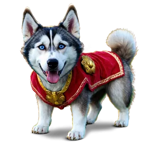 Siberian Husky In Costume PNG Nqt88 PNG