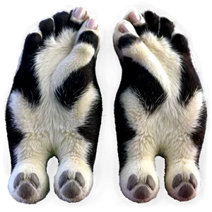 Siberian Husky Paws PNG Wqx