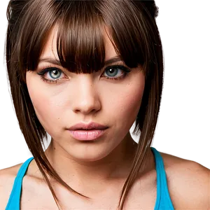 Side Bangs Hairstyles Png 28 PNG image