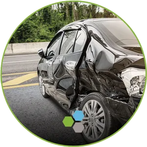 Side Impact Car Accident PNG image