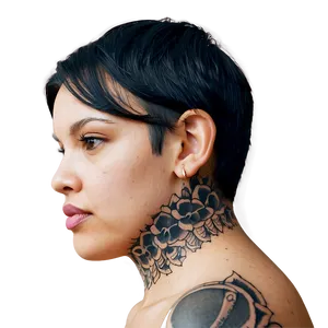 Side Neck Tattoo Concepts PNG 68