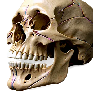 Side Profile Of Human Skeletal System Png Fhq PNG image