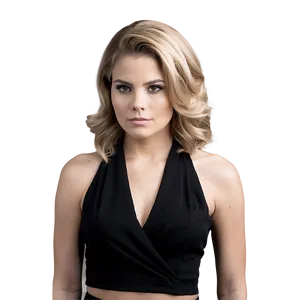 Side-swept Waves Hairstyle PNG 06272024 PNG