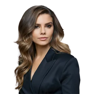 Side-swept Waves Hairstyle PNG 12 PNG