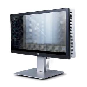 Side View Computer Mockup PNG 06282024