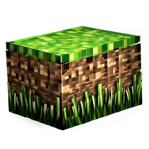 Side View Minecraft Grass Block Png Otw PNG image