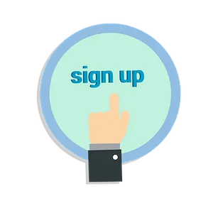 Sign Up Button Graphic
