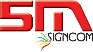 Signcom Logo Redand Blue PNG