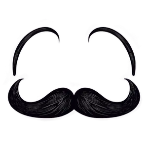 Silent Film Star Mustache PNG Ine51