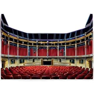 Silent Film Theatre Screen PNG 06242024 PNG