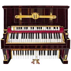 Silent Practice Upright Piano PNG Aid27 PNG