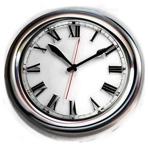 Silhouette Clock Clipart PNG 72 PNG