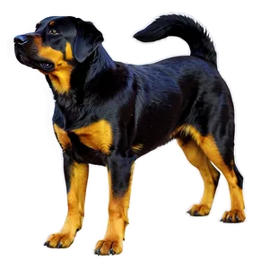 Silhouette Dogs PNG 4