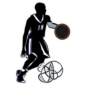 Silhouette Of Basketball Player Png 70 PNG image
