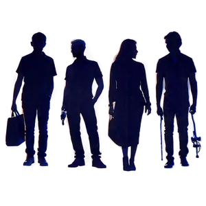 Silhouette People Icon PNG Dnw89 PNG