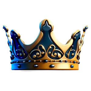 Silhouette Queen Crown D PNG image