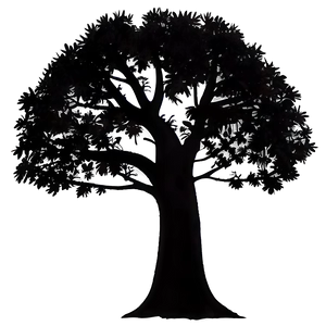 Silhouette Tree Line View PNG 06292024 PNG